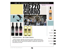 Tablet Screenshot of mezzogiorno-biowein.de